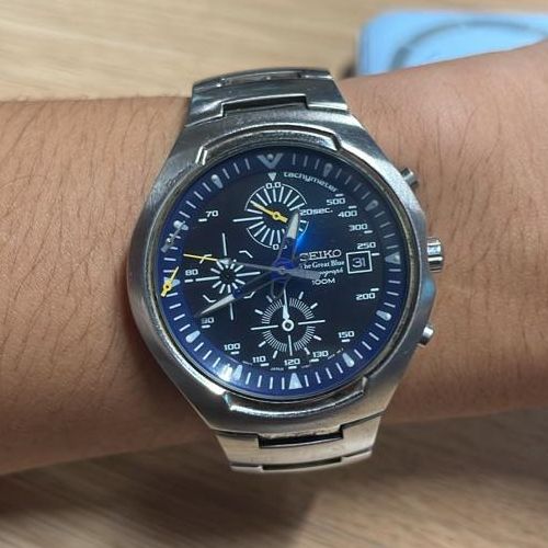Seiko The Great Blue Quartz Chronograph 7T92-0AB0